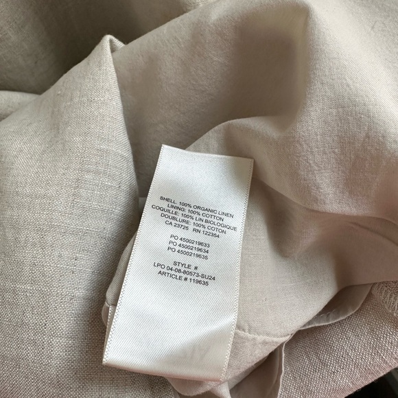 [SOLD] NWT Wilfred Lover Linen Mini Dress (XS) - Picture 7 of 7